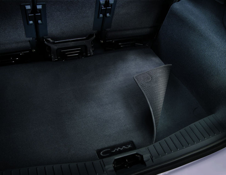 Original Ford C-MAX 2015-2019 Gepäckraum-Matte mit Logo, ohne Rücksitz 3. Reihe