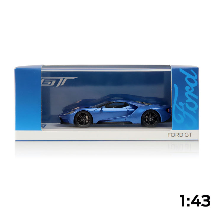 Ford GT Modellauto Blau 1:43