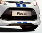 Ford Fiesta 2008-2012 Zierstreifen für Front- und Heckstoßüfänger, blau 1702785