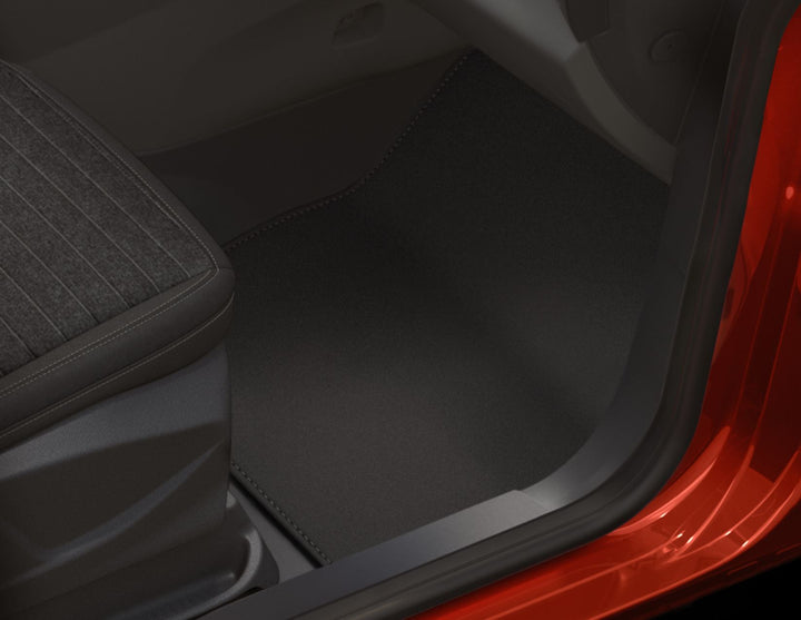 Transit Connect & Tourneo Connect Velours-Teppichfußmatten vorne, schwarz