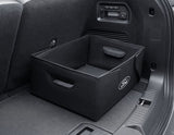 Faltbare Transportbox schwarzer Stoff, mit weißem Ford Oval auf beiden Seiten