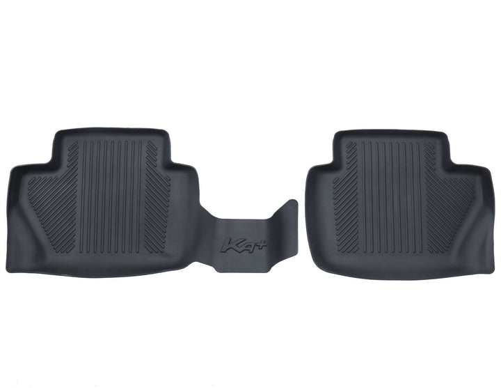 Original Ford Ka+ 2016-2019 Allwetterfußmatten hinten, schwarz, Wannenform