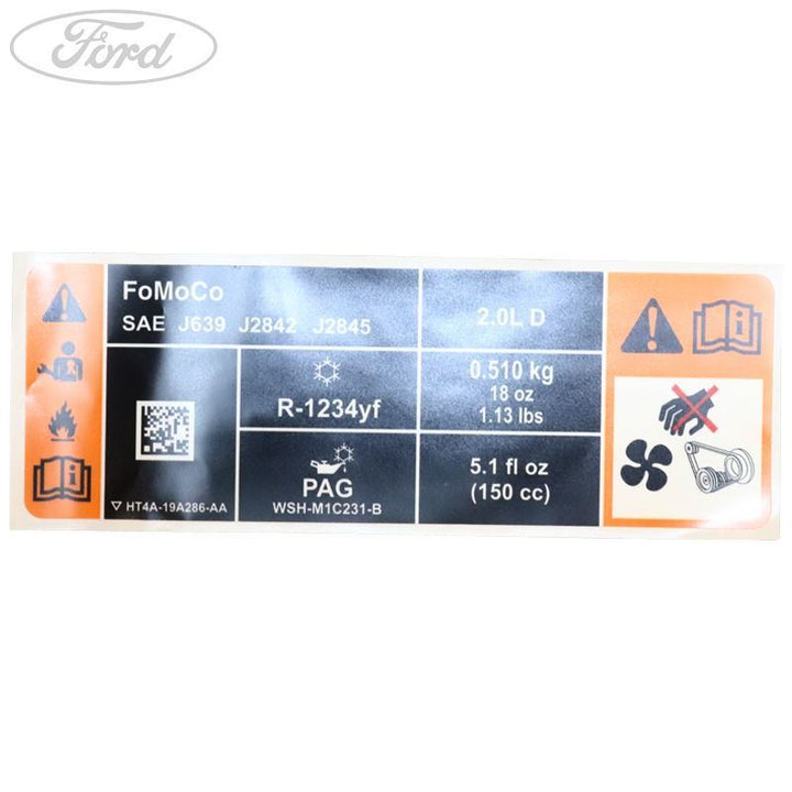 Original Ford Edge 2015-2024 Aufkleber 1919680