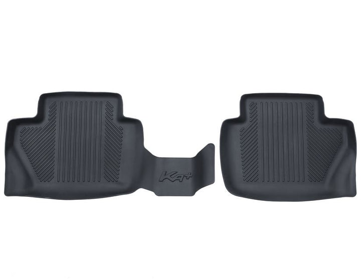 Original Ford Ka+ 2016-2019 Allwetterfußmatten hinten, schwarz, Wannenform