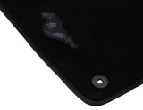 Original Ford Mustang Velours-Teppichfußmatten vorn, schwarz