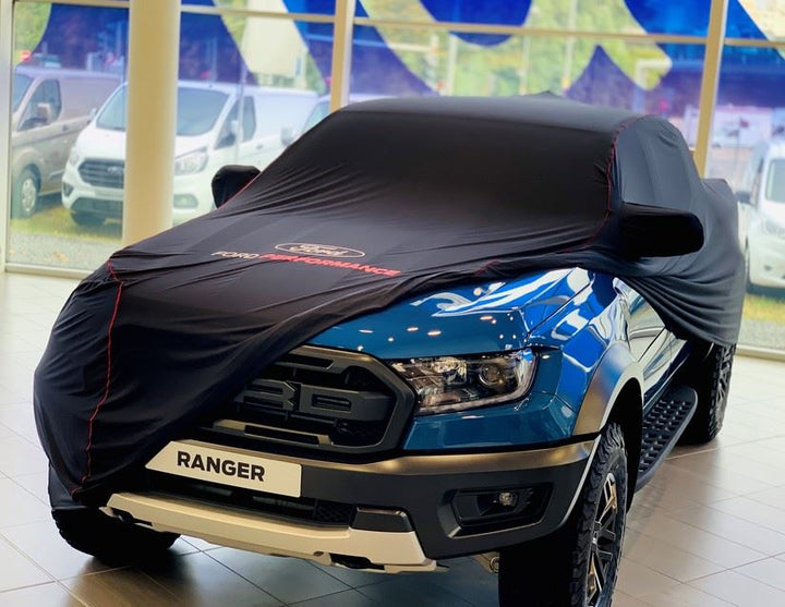 Original Ford Ranger Premium Schutzabdeckung schwarz mit rotem Futter