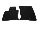 Original Ford Kuga Velours-Teppichfußmatten vorne, schwarz, 2x Naht metallgrau