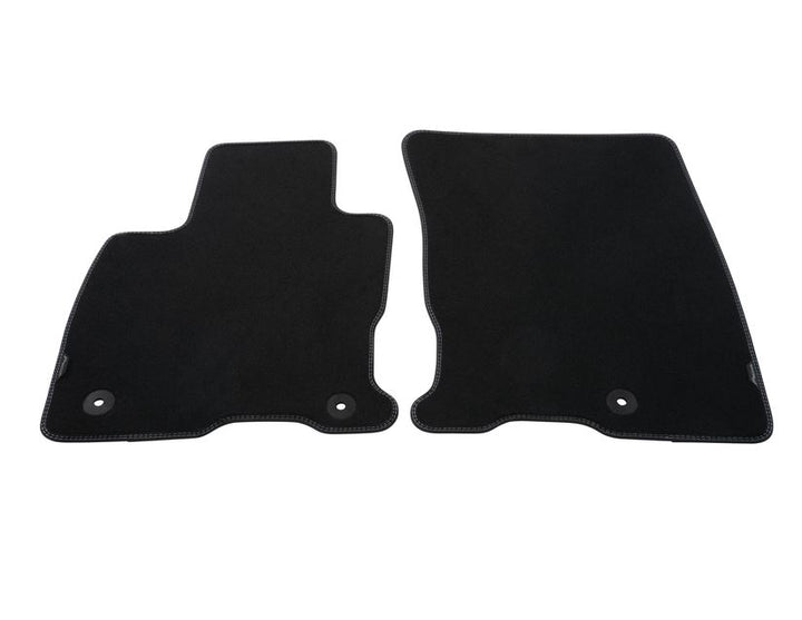 Original Ford Kuga Velours-Teppichfußmatten vorne, schwarz, 2x Naht metallgrau
