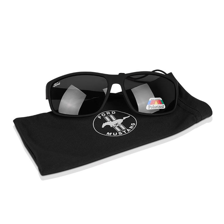 Ford Mustang Sonnenbrille Schwarz Kunststoff mit UV-Schutz