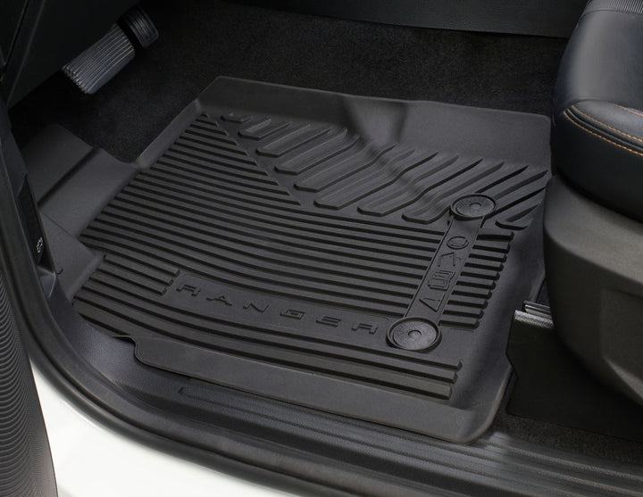 Original Ford Ranger ab 2022 Allwetterfußmatten vorn und hinten, schwarz