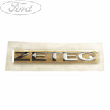 Original Ford Focus Fiesta S-Max Zetec Typenschild-Emblem - Heckklappe 1495741