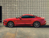 Original Ford Mustang Performance Tri-Bar-Seitenstreifen,Schrift schwarzglänzend