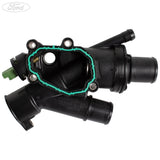 Original Ford Kuga Focus 2.0 Duratorq Thermostatgehäuse Auslassanschluss 1838288