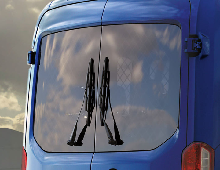 Ford Transit ab 2014 Schutzgitter für Heckscheiben, Doppelflügeltür 1838135