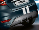 Original Ford Fiesta 2008-2012 Zierstreifen für Front- und Heckstoßfänger, weiß
