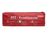 Kalff* Premium Erste-Hilfe-Ausrüstung in roter Nylontasche, Standard „Trio“
