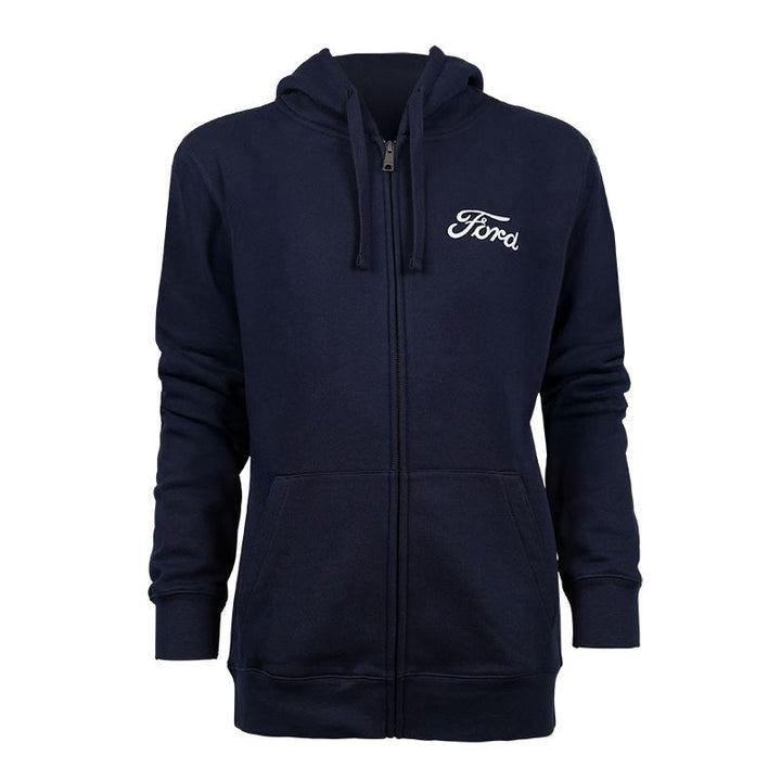 Ford Script Damen Zip-Hoodie navy, 2XL