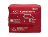 Kalff* Premium Erste-Hilfe-Ausrüstung in roter Nylontasche, Nano „Trio“