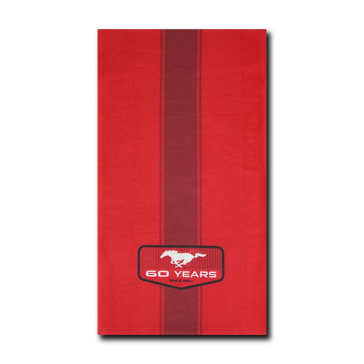 Ford Mustang  60 Years Schlauchtuch Rot