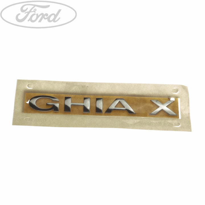 Original Ford Ghia X Schriftzug/Emblem Heck 1132603