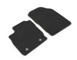 Original Ford Ecosport Velours-Teppichfußmatten vorne,schwarz,2x Naht Metal Grey