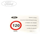 Original Ford Transit Transit Geschwindigkeitsbegrenzer Aufkleber 4531028