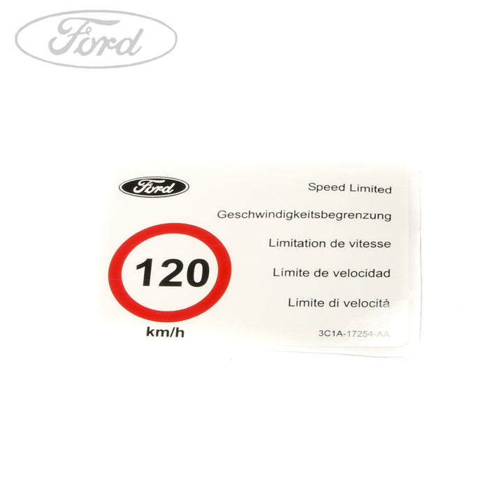 Original Ford Transit Transit Geschwindigkeitsbegrenzer Aufkleber 4531028
