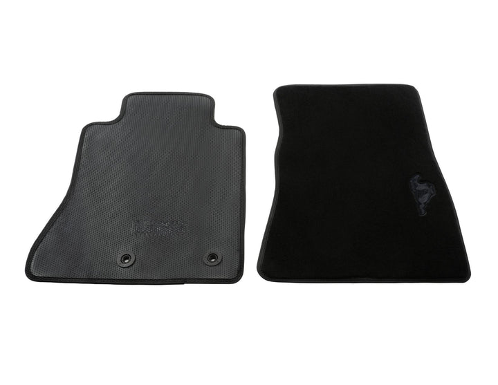 Original Ford Mustang Velours-Teppichfußmatten vorn, schwarz