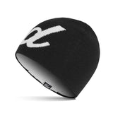 Ford Logo Contrast Beanie Mütze Schwarz Weiß