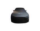 Original Ford MustangMachE Premium Schutzabdeckung schwarz, Innenfutter blau