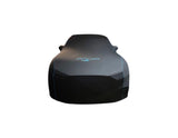 Original Ford MustangMachE Premium Schutzabdeckung schwarz, Innenfutter blau