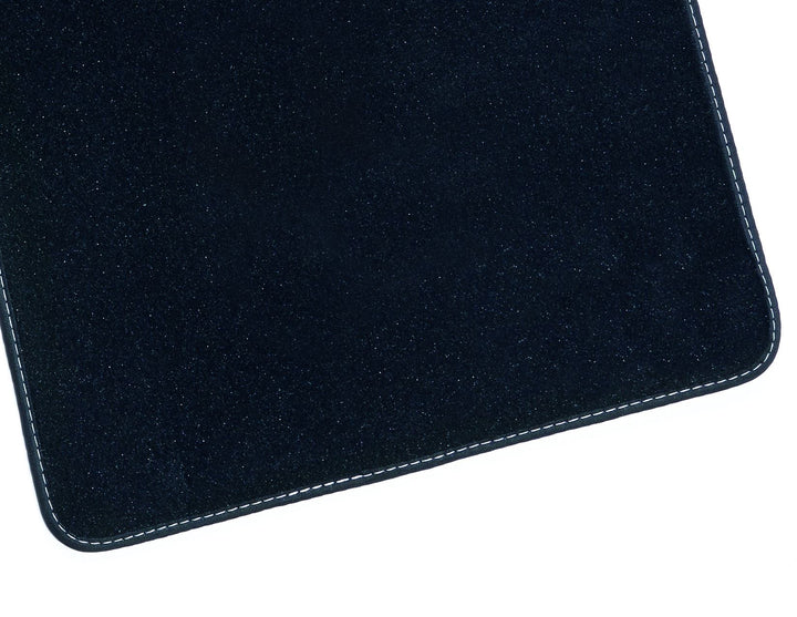Original Ford Ka 2008-2016 Velours-Teppichfußmatten hinten, Doppelnaht silber