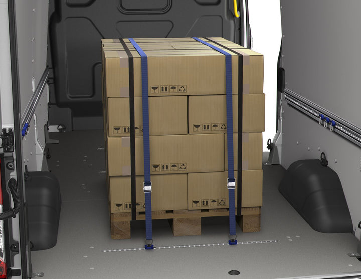 Original Ford Transit Custom Zurrösen blau