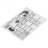 Original Aufkleber Fahrzeuginformation Ford S-Max Galaxy 2006-2010 1685482