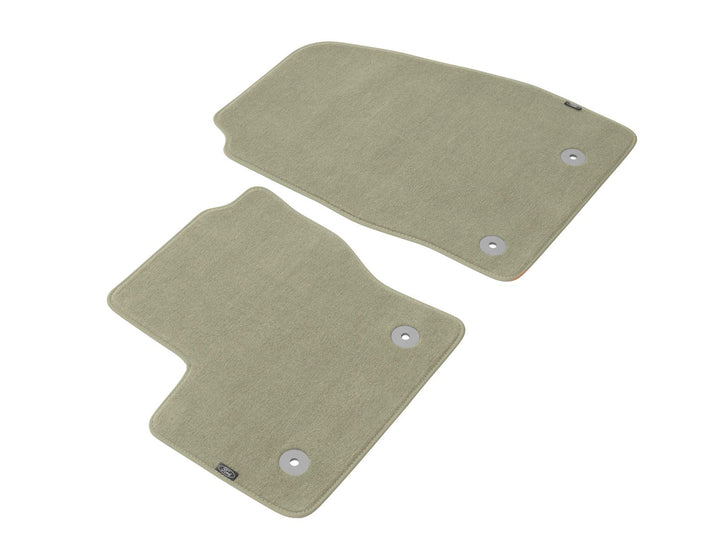 Original Ford C-MAX Velours-Teppichfußmatten vorne, grau, grauee Nubuk-Umrandung