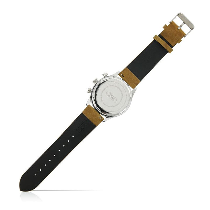 Ford Bronco Armbanduhr Chronograph mit Lederarmband 3 ATM