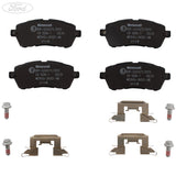 Original Ford Fiesta Motorcraft Bremsbelagsatz vorne 2008-2019 2614604