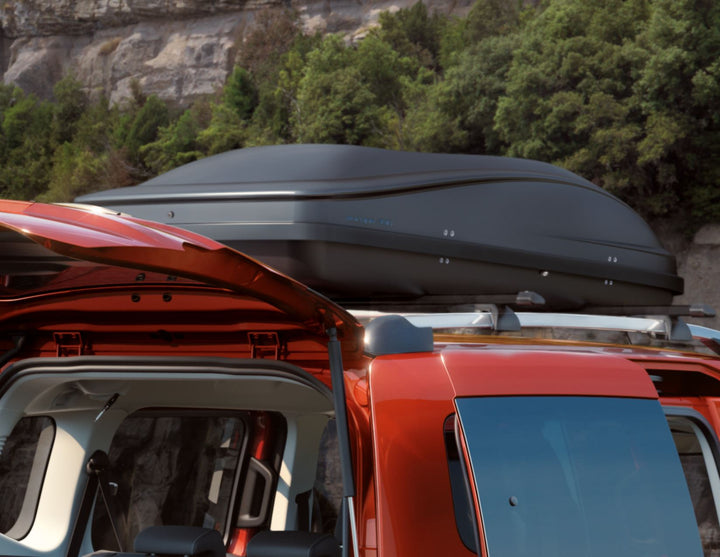 G3* Dachbox Elegance Europe 390, mattschwarz mit Prägung