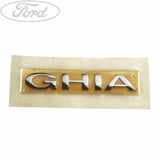 Original Ford Ghia Heckklappen-Emblem Emblem 1495073