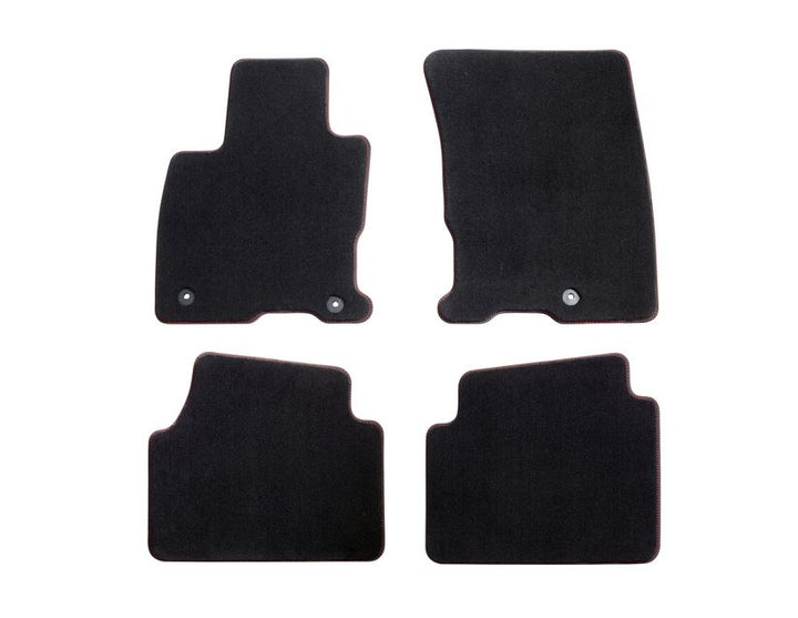 Original Ford Kuga ab 2020 Premium Velours-Fußmatten vorne&hinten,Doppelnaht rot