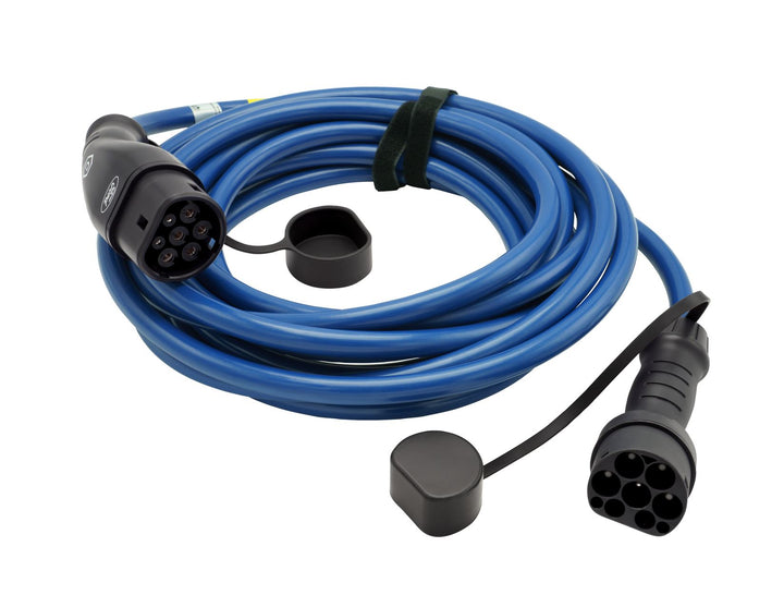 Original E-Ladekabel für öffentliche Ladestationen,Länge: 10 m,32 A,3-phasig