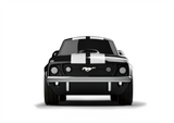 Ford Mustang Racing Car schwarz