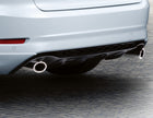 Original Ford Mondeo 2007-2014 Diffusor, unterer Heckstoßfänger schwarz glänzend