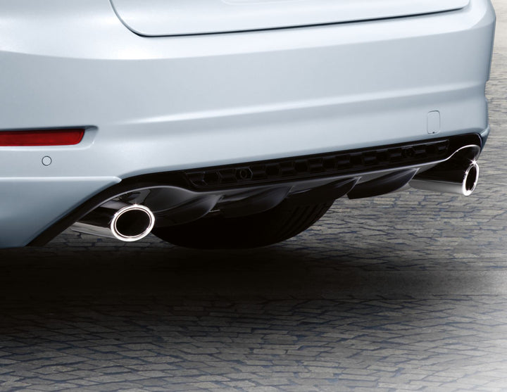 Original Ford Mondeo 2007-2014 Diffusor, unterer Heckstoßfänger schwarz glänzend