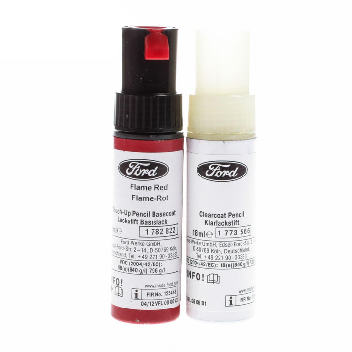 Original Lackstifte (9ml) von Ford in Flame-Rot 2600450 (Farbcode:DR4AWWA)