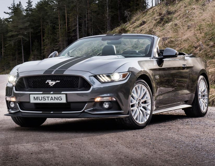 Original Ford Mustang herpa print* Rallye-Streifen durchgehend, mattschwarz