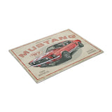 Ford Mustang Magnet Rot 6x8 cm