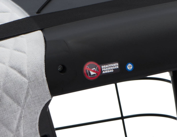 4pets®* Caree Transportbox für Katzen&Hunde, Beifahrer- oder Rücksitz, Cool Grey