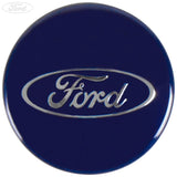 Leichtmetallrad Mittelkappe Nabendeckel Blau Einzel 2008 - 2016