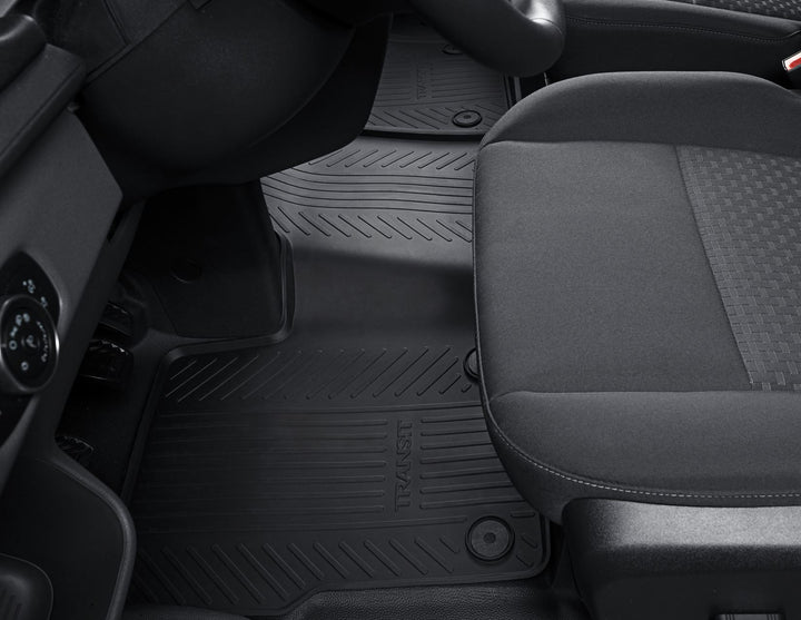 Original Ford Transit Custom & Transit Allwetterfußmatten vorne, schwarz